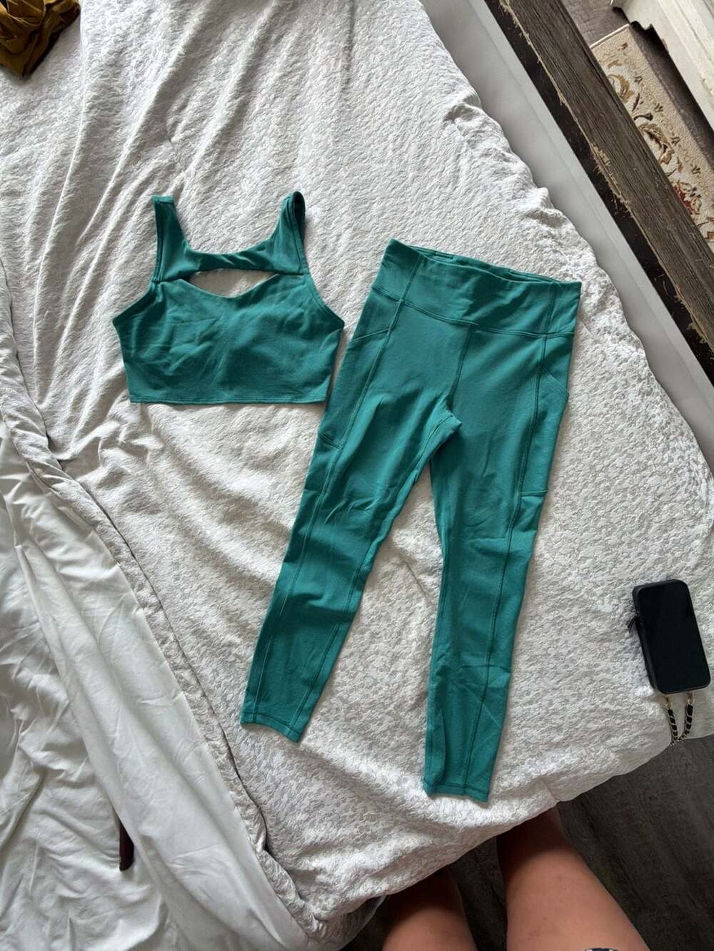 Lululemon Set Align Pant with Pockets Size 6 Green Leggings